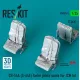 Reskit Rsu35-0005 1/35 Ch-54a S-64e Tarhe Pilots Seats For Icm Kit 3 Pcs 3d Printed