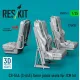 Reskit Rsu35-0005 1/35 Ch-54a S-64e Tarhe Pilots Seats For Icm Kit 3 Pcs 3d Printed