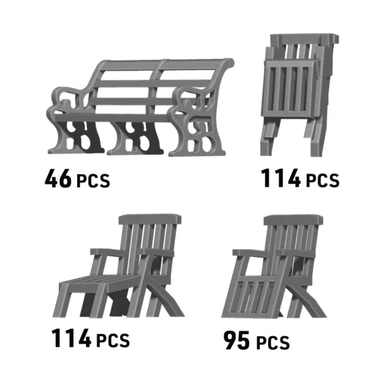 Ion Models Cv350-002 1/350 Titanic Furniture Set 3d Printed Kit