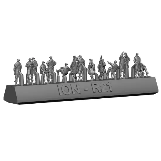 Ion Models R350-002 1/350 Royal Navy Rough Weather 3d Printed Resin 72 Figures