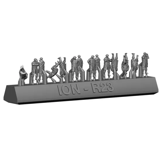 Ion Models R350-002 1/350 Royal Navy Rough Weather 3d Printed Resin 72 Figures