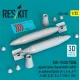 Reskit Rs32-0580 1/32 Blu-27a/B 750lb Napalm Bombs Finned Mxu-469/B Or Unfinned 2 Pcs A-1 A-4 A-7 A-26k B-57 F-4 F-100 F-105 3d Printed