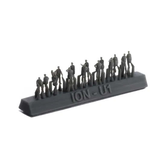 Ion Models U350-002 1/350 Us Navy Carrier Personel And Pilots 3d Printed Resin 72 Figures