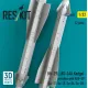 Reskit Rs32-0600 1/32 Kh-29l As-14a Kedge Missiles With Aku-58 2 Pcs Su-17 Su-25 Su-24 Su-30 3d Printed