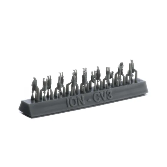 Ion Models Cv400-001 1/400 20th Century Civilians 3d Printed Resin 85 Figures