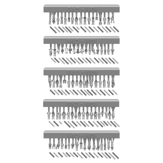 Ion Models Cv400-001 1/400 20th Century Civilians 3d Printed Resin 85 Figures