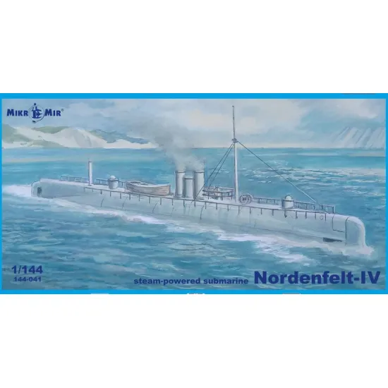 Mikro Mir 144-041 1/144 Nordenfelt Iv Steam-powered Submarine Plastic Model Kit