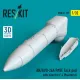 Reskit Rsu32-0177 1/32 An/Avq-26a Pave Tack Pod With Pilon For F-4 Phantom Ii 3d Printed