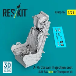 Reskit Rsu32-0186 1/32 A-7e Corsair Ii Ejection Seat Sju-8/A Late For Trumpeter Kit 3d Printed