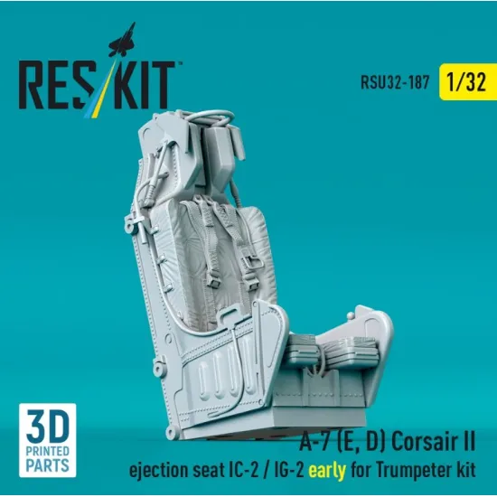 Reskit Rsu32-0187 1/32 A-7 E D Corsair Ii Ejection Seat Ic-2 / Ig-2 Early For Trumpeter Kit 3d Printed
