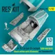 Reskit Rsu32-0190 1/32 A-7e Corsair Ii Late Cockpit Basic Edition With 3d Decals For Trumpeter Kit 3d Printed