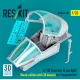 Reskit Rsu32-0192 1/32 A-7d Corsair Ii Cockpit Basic Edition With 3d Decals For Trumpeter Kit 3d Printed