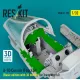 Reskit Rsu32-0192 1/32 A-7d Corsair Ii Cockpit Basic Edition With 3d Decals For Trumpeter Kit 3d Printed