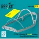 Reskit Rsu32-0204 1/32 F-35A Lightning II closed canopy frame for Italeri / Academy kit 3D Printed