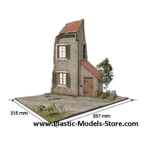 DIORAMA w/NORMANDY HOUSE 1/35 Miniart 36021