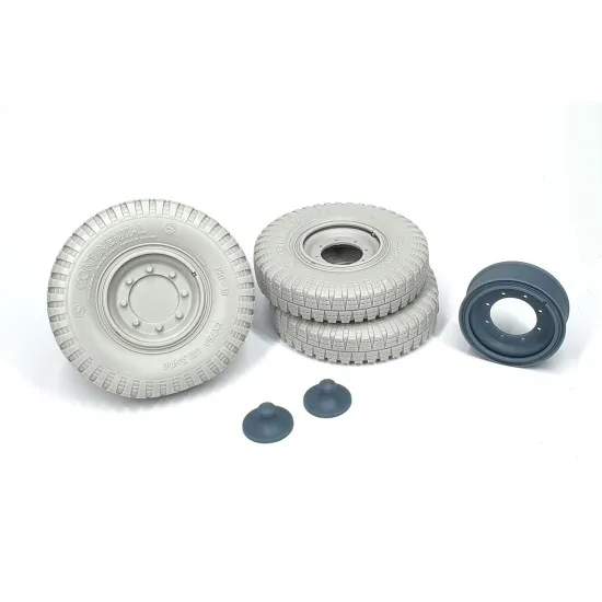 Pimp My Miniatures 16s-001 1/16 Sd.kfz 251 Front Wheels With Spare Rim Weighted Type 1