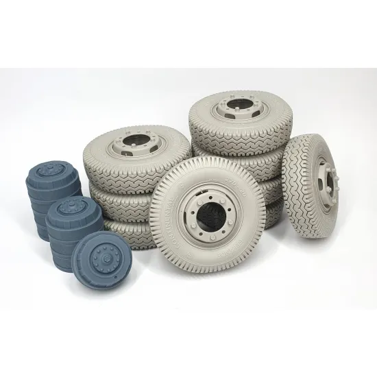 Pimp My Miniatures 16s-014 1/16 Sd.kfz 234 Road Wheels Set With Spare Weighted Type 1