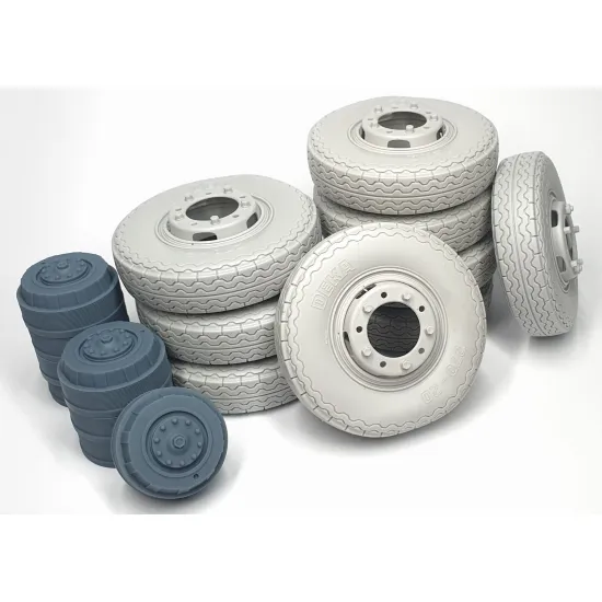 Pimp My Miniatures 16s-024 1/16 Sd.kfz 234 Road Wheels Set With Spare Weighted Type 5