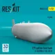 Reskit Rsu32-0241 1/32 275 Gallon Fuel Tank F-5e/F/N F-20 At-3 1 Pcs 3d Printed