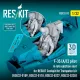 Reskit Rsf32-0092 1/32 F-35 A/C Pilot In Late Ejection Seat For Reskit Cockpit For Trumpeter Kit Rsu32-0109 Rsu32-0110 Rsu32-0227 Rsu32-0228 3d Printed