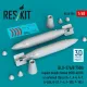 Reskit Rs48-0580 1/48 Blu-27a/B 750lb Napalm Bombs Finned Mxu-469/B Or Unfinned 2pcs A-1 A-4 A-7 A-26k B-57 F-4 F-100 F-105 3d Printed