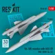 Reskit Rs48-0602 1/48 Kh-58u Missiles With Aku-58 2 Pcs Mig-25bm Su-24 3d Printed