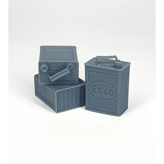 Pimp My Miniatures 16s-060 1/16 Gb 2 Gal Fuel Jerry Cans 6 Pcs Resin Kit