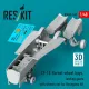 Reskit Rsu48-0140 1/48 Cf-18 Hornet Wheel Bays Landing Gears With Wheels Set For Hasegawa Kit 3d Printed