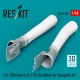Reskit Rsu48-0368 1/48 F/A-18 Hornet A B C D Air Intakes For Hasegawa Kit 3d Printed