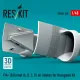 Reskit Rsu48-0368 1/48 F/A-18 Hornet A B C D Air Intakes For Hasegawa Kit 3d Printed