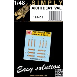 Hgw 148431 1/48 Aichi D3a1 Val Seatbelts