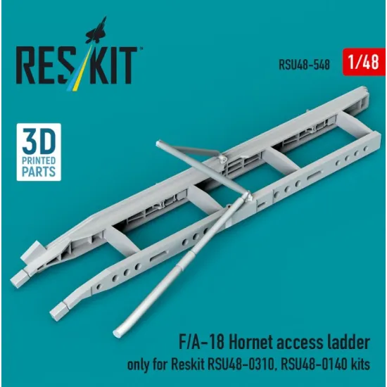 Reskit Rsu48-0548 1/48 F/A-18 Hornet Access Ladder Only For Reskit Rsu48-0310 Rsu48-0140 Kits 3d Printed
