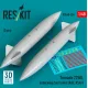 Reskit Rsu48-0554 1/48 Tornado 2250l Underwing Fuel Tanks Raf Rsaf 2 Pcs 3d Printed