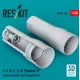 Reskit Rsu48-0562 1/48 F-4 B C D N Phantom Ii Exhaust Nozzles For Hasegawa Kit 3d Printed