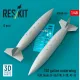 Reskit Rsu48-0565 1/48 150 Gallon Underwing Fuel Tanks 2 Pcs F-5e/F/N F-20 At-3 3d Printed
