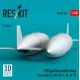Reskit Rsu48-0565 1/48 150 Gallon Underwing Fuel Tanks 2 Pcs F-5e/F/N F-20 At-3 3d Printed