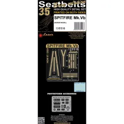 Hgw 135516 1/35 Spitfire Mk.v Seatbelts For Border Models Textile And Photo-ethed