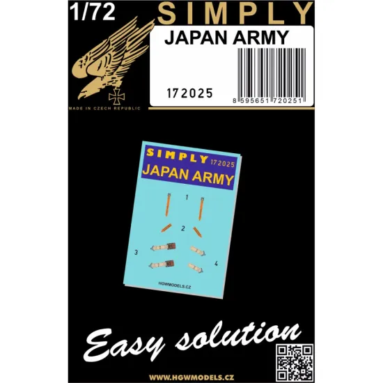 Hgw 172025 1/72 Japan Army Seatbelts