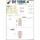Hgw 632874 1/32 Bf109k-4 Masks Designed For Kotare