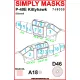 Hgw 748009 1/48 P-40e Kittyhawk Simply Masks Designed For Eduard