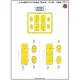 Hgw 635403 1/35 Chevrolet G7105, K51, G506 Masks Designed For Miniart