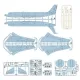 Roden 345 1/144 Boeing E-3 Sentry Awacs Plastic Model Aircraft