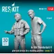 Reskit Rsf48-0117 1/48 A-10А Thunderbolt II pilot and airman in a standing position - scene 1 2 pcs 3D Printed