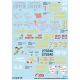 Hgw 233917 1/32 P-47d Over New Quinea Pt.4 Wet Decal