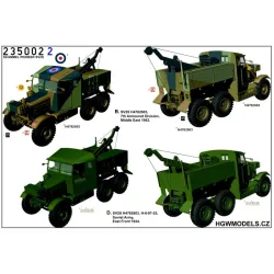 Hgw 235002 1/35 Scammel Pioneer Sv2s Stencils Wet Decal