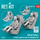 Reskit Rsf48-0165 1/48 Rafale B Pilots Sitting In Ejection Seats For Hobbyboss Kit 2 Pcs 3d Printed