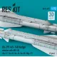 Reskit Rs72-0601 1/72 Kh-29t As-14b Kedge Missiles With Aku-58 2 Pcs Su-17 Su-25 Su-24 Su-30 Mig-27 3d Printed