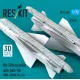 Reskit Rs72-0602 1/72 Kh-58u Missiles With Aku-58 2 Pcs Mig-25bm Su-24 3d Printed