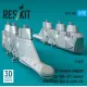 Reskit Rs72-0605 1/72 Us Weapon Adapter For Mig-29 Fulcrum 2 Pcs Gbu-39 Sdb Gbu-62 Jdam-er 3d Printed