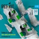 Reskit Rsu72-0235 1/72 Rafale B Cockpit Basic Edition With 3d Decals For Hobbyboss Kit 3d Printed